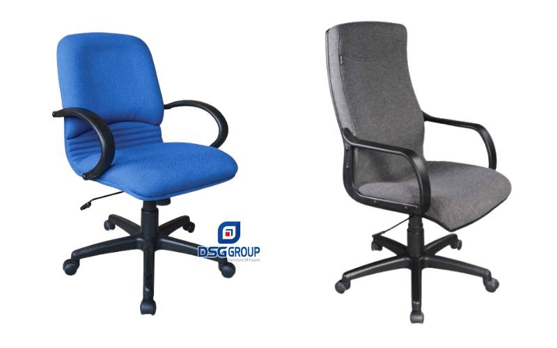 Ghế xoay bọc nỉ mang đến cảm giác êm ái