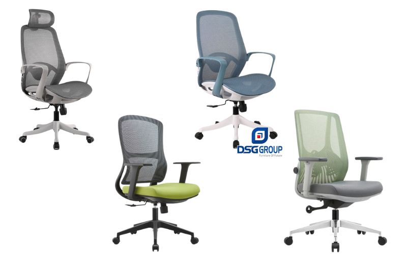 Ghế xoay lưới văn phòng mang lại sự thoáng mát khi làm việc