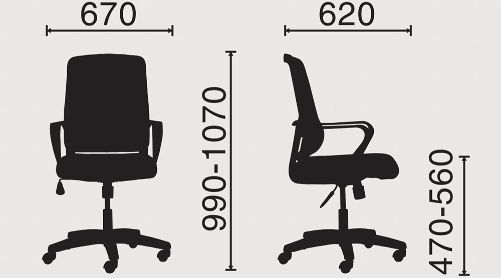 Ghế nhân viên M1102D-2