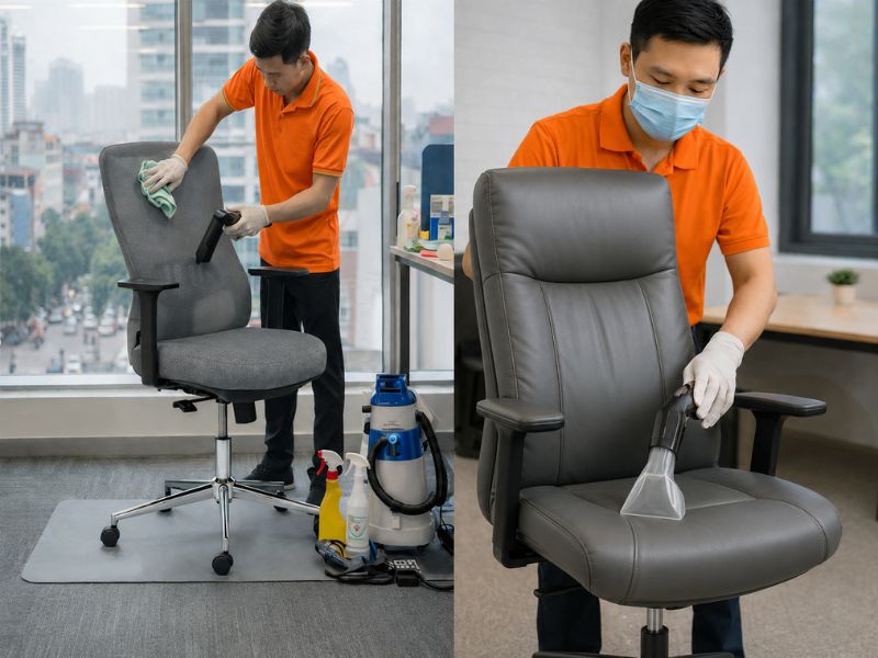 Vệ sinh ghế da đúng cách
