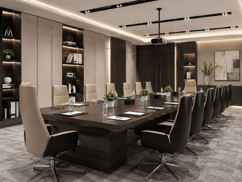 Nguyên tắc chọn ghế họp theo phong thủy phù hợp