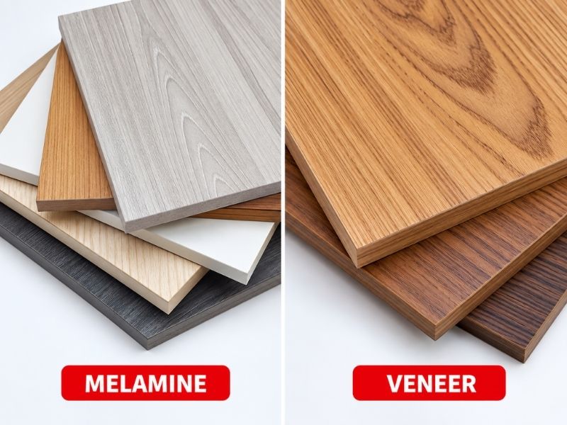 Cấu tạo vật liệu Melamine Veneer